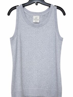 Light Gray Knit Tank Top - Women